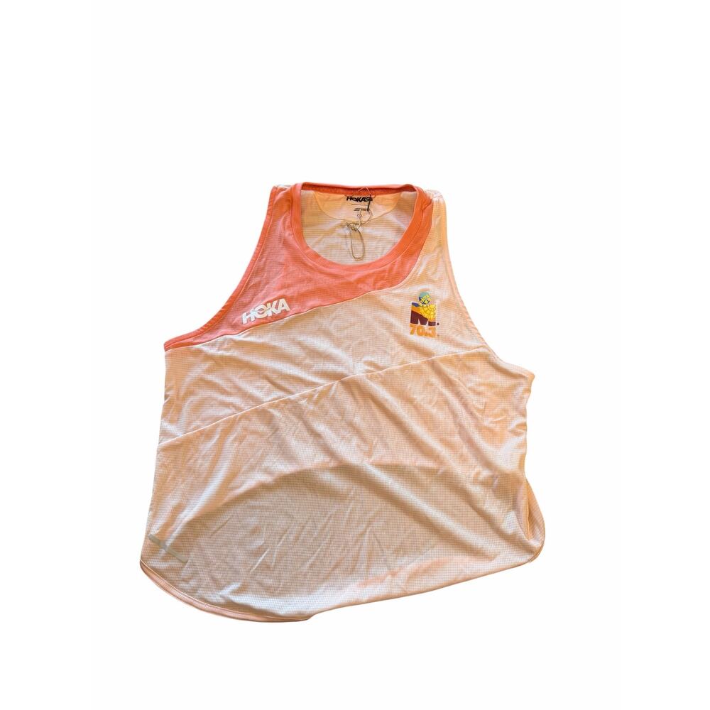 Hoka One One Running Tank Top Orange Women's Size Large NWOT